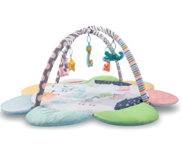 VzdVzdělávací podložka pro kojence 2 v 1 Květ Zoo od Milly Mally