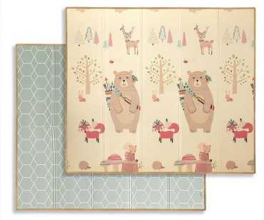 Skládací velká pěnová podložka Play Woods od Milly Mally