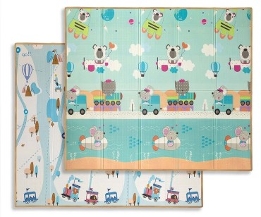 Skládací pěnová podložka Play Circus and Travel od Milly Mally