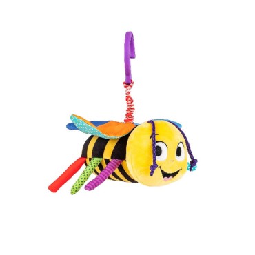 Balibazoo - Barevná závěsná hračka s usmívající se včelkou Majkou